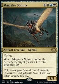 Magister Sphinx⁣ - Double Masters 2022⁣ (Rare)⁣ [247]