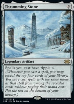 Thrumming Stone⁣ - Double Masters 2022⁣ (Rare)⁣ [315]