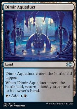 Dimir Aqueduct - Double Masters 2022 (Uncommon) [2X2-322]