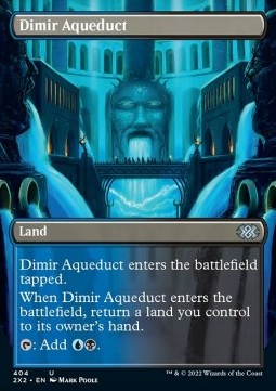 Dimir Aqueduct⁣ - Double Masters 2022: Extras⁣ (Uncommon)⁣ [404]