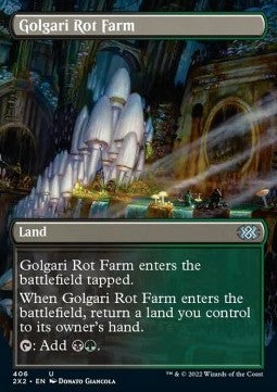Golgari Rot Farm⁣ - Double Masters 2022: Extras⁣ (Uncommon)⁣ [406]