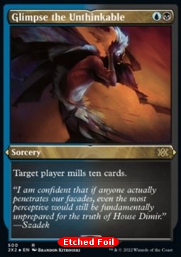Glimpse the Unthinkable (V.2) - Double Masters 2022: Extras (Rare) [X2X2-500]