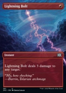 Lightning Bolt⁣ - Double Masters 2022: Extras⁣ (Uncommon)⁣ [361]