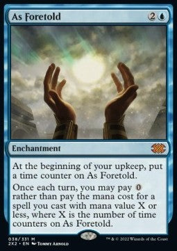 As Foretold⁣ - Double Masters 2022⁣ (Mythic)⁣ [38]