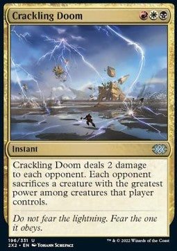 Crackling Doom⁣ - Double Masters 2022⁣ (Uncommon)⁣ [196]