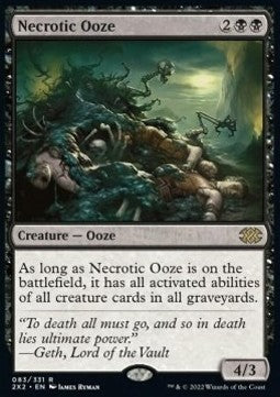 Necrotic Ooze - Double Masters 2022 (Rare) [2X2-83]