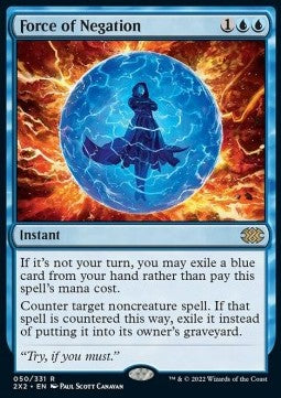 Force of Negation - Double Masters 2022 (Rare) [2X2-50]