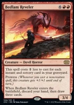 Bedlam Reveler⁣ - Double Masters 2022⁣ (Rare)⁣ [104]