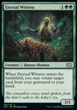 Eternal Witness - Double Masters 2022 (Uncommon) [2X2-145]