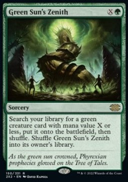 Green Sun's Zenith - Double Masters 2022 (Rare) [2X2-150]