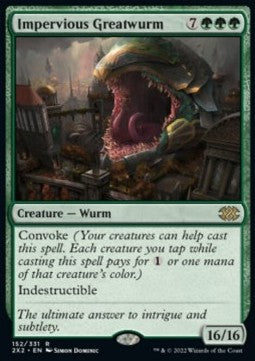Impervious Greatwurm⁣ - Double Masters 2022⁣ (Rare)⁣ [152]