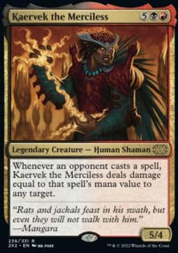 Kaervek the Merciless⁣ - Double Masters 2022⁣ (Rare)⁣ [236]