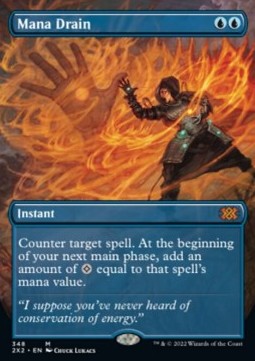Mana Drain (V.1)⁣ - Double Masters 2022: Extras⁣ (Mythic)⁣ [348]
