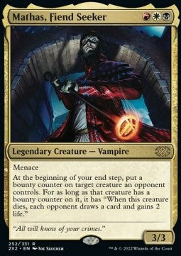 Mathas, Fiend Seeker⁣ - Double Masters 2022⁣ (Rare)⁣ [252]