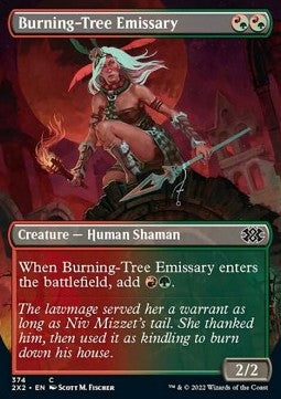 Burning-Tree Emissary⁣ - Double Masters 2022: Extras⁣ (Common)⁣ [374]