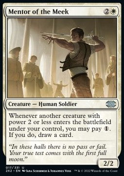 Mentor of the Meek - Double Masters 2022 (Uncommon) [2X2-17]