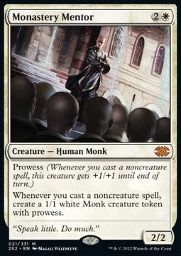 Monastery Mentor⁣ - Double Masters 2022⁣ (Mythic)⁣ [21]