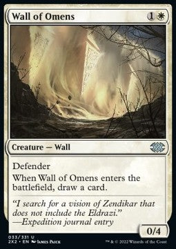 Wall of Omens⁣ - Double Masters 2022⁣ (Uncommon)⁣ [33]