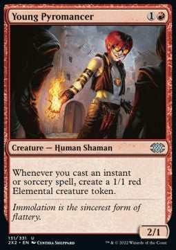 Young Pyromancer⁣ - Double Masters 2022⁣ (Uncommon)⁣ [131]