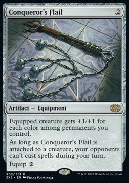 Conqueror's Flail⁣ - Double Masters 2022⁣ (Rare)⁣ [302]