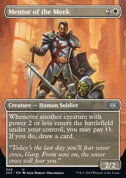 Mentor of the Meek⁣ - Double Masters 2022: Extras⁣ (Uncommon)⁣ [340]