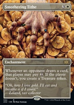 Smothering Tithe (V.1)⁣ - Double Masters 2022: Extras⁣ (Rare)⁣ [342]