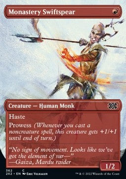 Monastery Swiftspear⁣ - Double Masters 2022: Extras⁣ (Common)⁣ [362]