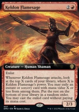 Keldon Flamesage - Dominaria United: Extras (Rare) [XDMU-407]