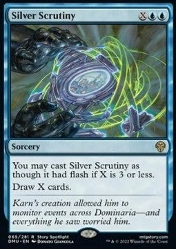 Silver Scrutiny - Dominaria United (Rare) [DMU-65]