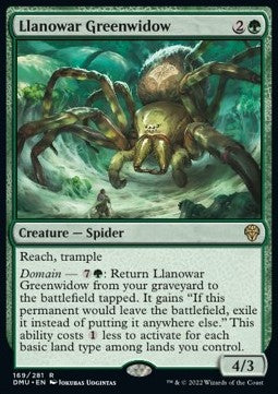 Llanowar Greenwidow - Dominaria United (Rare) [DMU-169]