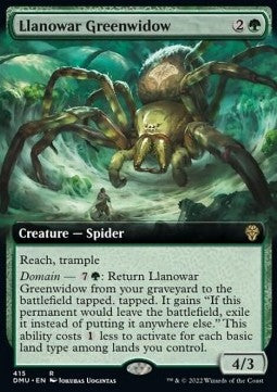 Llanowar Greenwidow - Dominaria United: Extras (Rare) [XDMU-415]