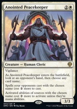 Anointed Peacekeeper - Dominaria United (Rare) [DMU-2]