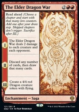 The Elder Dragon War - Dominaria United (Rare) [DMU-121]