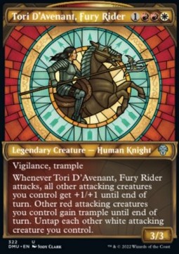 Tori D'Avenant, Fury Rider (V.1) - Dominaria United: Extras (Uncommon) [XDMU-322]
