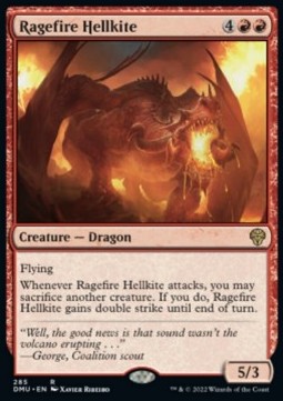 Ragefire Hellkite (V.1) - Dominaria United: Extras (Rare) [XDMU-285]