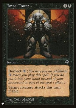 Imps' Taunt⁣ - The List⁣ (Uncommon)