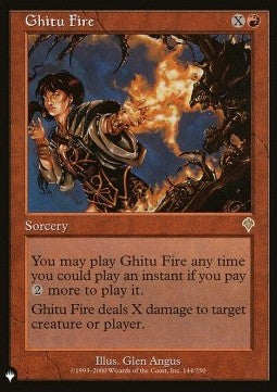 Ghitu Fire⁣ - The List⁣ (Rare)⁣ [144]