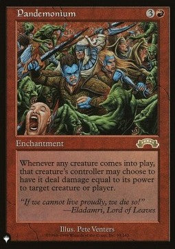 Pandemonium⁣ - The List⁣ (Rare)⁣ [93]