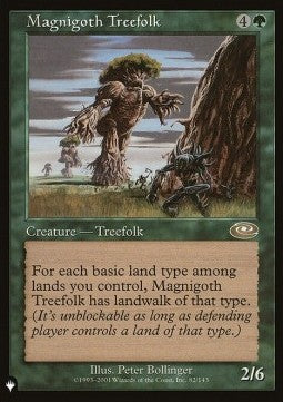 Magnigoth Treefolk⁣ - The List⁣ (Rare)⁣ [82]