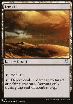 Desert - The List (Uncommon) [ZNL-233]