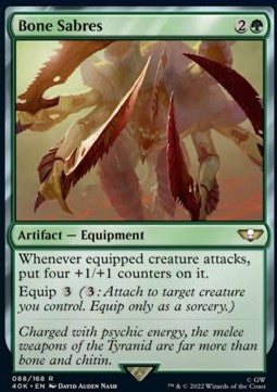 Bone Sabres - Universes Beyond: Warhammer 40,000 (Rare) [40K-88]