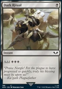 Dark Ritual - Universes Beyond: Warhammer 40,000 (Common) [40K-196]