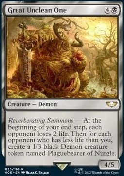 Great Unclean One - Universes Beyond: Warhammer 40,000 (Rare) [40K-35]