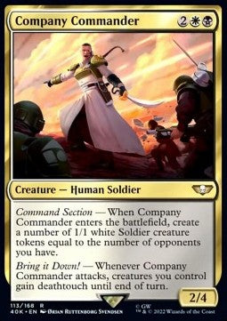 Company Commander - Universes Beyond: Warhammer 40,000 (Rare) [40K-113]
