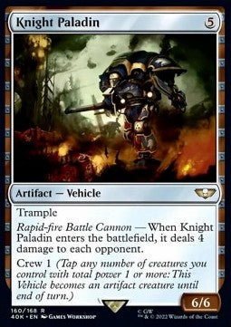 Knight Paladin - Universes Beyond: Warhammer 40,000 (Rare) [40K-160]