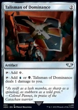 Talisman of Dominance (V.1) - Universes Beyond: Warhammer 40,000 (Uncommon) [40K-254]