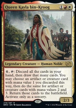 Queen Kayla bin-Kroog - The Brothers' War (Rare) [BRO-218]