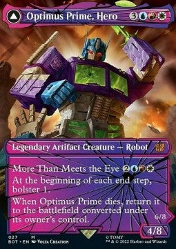 Optimus Prime, Hero // Optimus Prime, Autobot Leader (V.2) - Universes Beyond: Transformers (Mythic) [BOT-27]