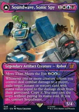 Soundwave, Sonic Spy // Soundwave, Superior Captain (V.2) - Universes Beyond: Transformers (Mythic) [BOT-28]