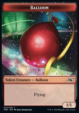 Balloon Token (R 1/1) // Teddy Bear Token (Pink 2/2) - Unfinity: Extras (Token) [XUNF-T 7/9]
